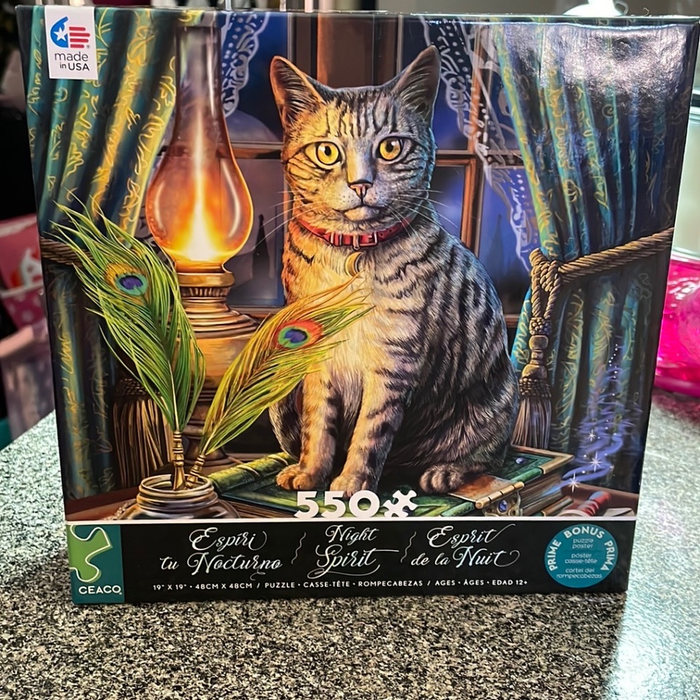 NEW JIGSAW PUZZLE- 550 PIECES, LISA PARKER NIGHT SPIRIT: BOOK OF SHADOWS,